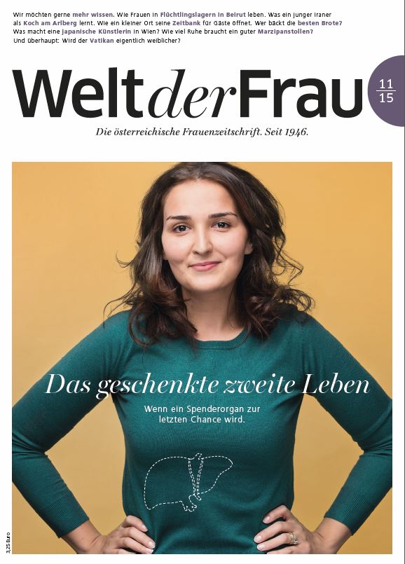 Welt der Frau, die österreichische Frauenzeitschrift, November 2015