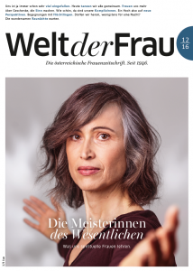Welt der Frau, die österreichische Frauenzeitschrift, Dezember 2016