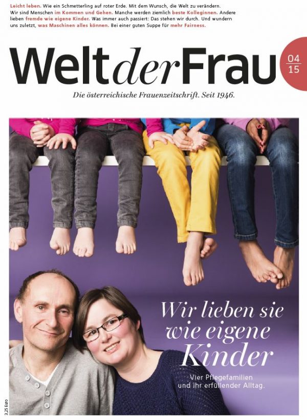Welt der Frau, die österreichische Frauenzeitschrift, April 2015