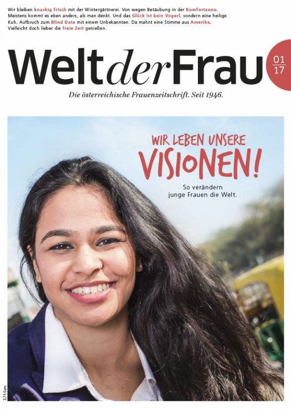 Welt der Frau, die österreichische Frauenzeitschrift, Jänner 2017